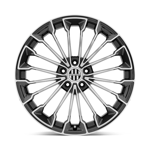 Victor Equipment WURTTEMBURG Gunmetal W/ Mirror Cut Face 22x11 +56 5x130mm 71.5mm - WheelWiz