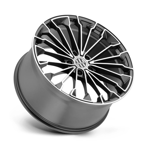 Victor Equipment WURTTEMBURG Gunmetal W/ Mirror Cut Face 22x10.5 +22 5x112mm 66.6mm - WheelWiz