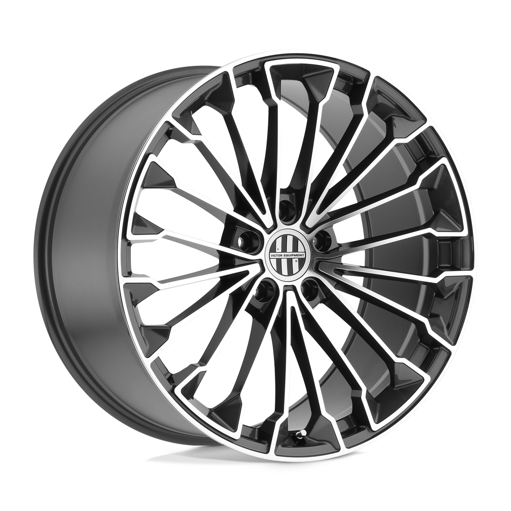 Victor Equipment WURTTEMBURG Gunmetal W/ Mirror Cut Face 20x11 +55 5x130mm 71.5mm - WheelWiz