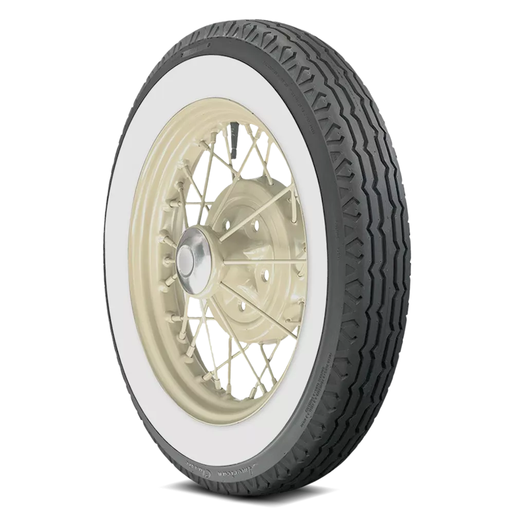 Coker American Classic Radial (Model A Plus Bias Look Radial) 440/450R21 Whitewall 440/450R21