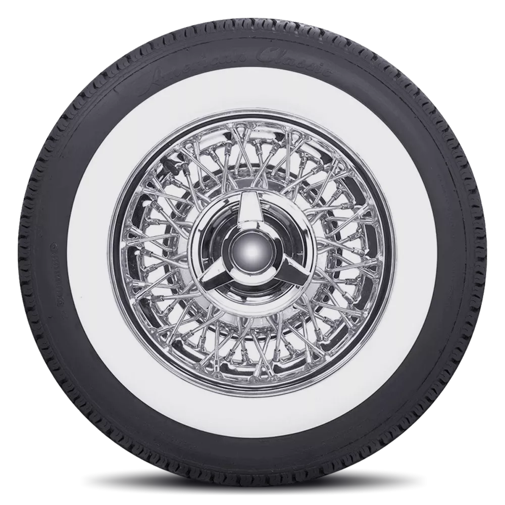 Coker American Classic Radial (2 3/8 INCH Whitewall) 235/70R16 - Wheelwiz