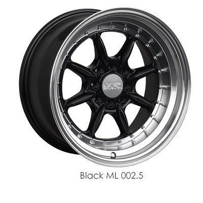 XXR Wheels XXR 002.5 Black / Ml 16x8 0 4x100|4x114.3mm 73.1mm - Wheelwiz
