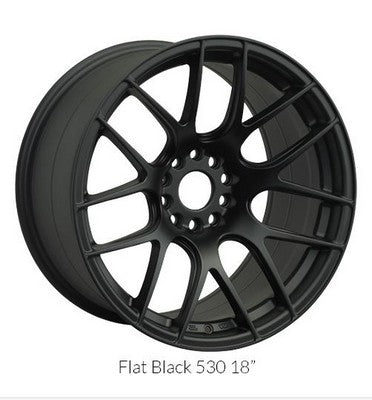 XXR Wheels XXR 530 Flat Black 18x8.75 +33 5x112|5x120mm 73.1mm - Wheelwiz