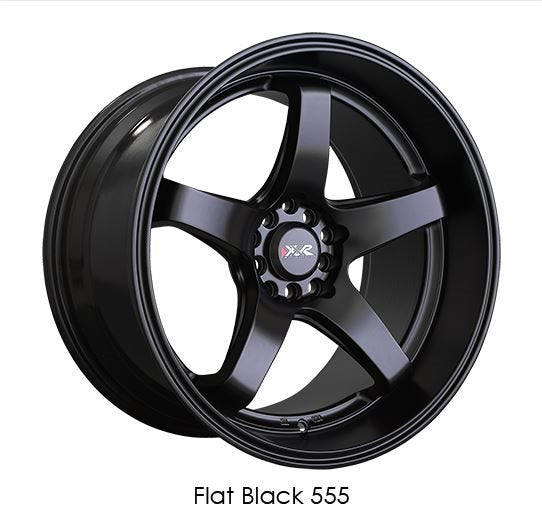 XXR Wheels XXR 555 Flat Black 18x8.5 +35 5x100|5x114.3mm 73.1mm