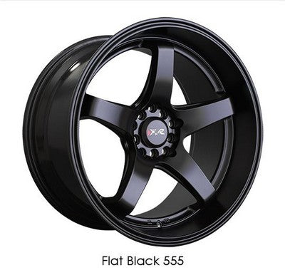 XXR Wheels XXR 555 Flat Black 18x10 +25 5x100|5x114.3mm 73.1mm - Wheelwiz