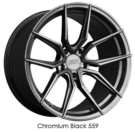 XXR Wheels XXR 559 Chromium Black 19x8.5 +40 5x114.3mm 73.1mm