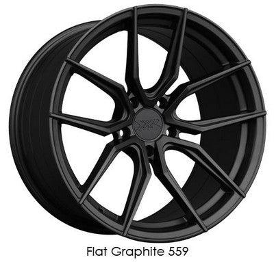 XXR Wheels XXR 559 Flat Graphite 20x8.5 +38 5x120mm 73.1mm