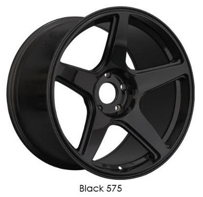 XXR Wheels XXR 575 Black 18x8.5 +35 5x114.3mm 73.1mm - Wheelwiz