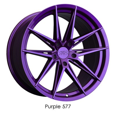 XXR Wheels XXR 577 Purple 18x9.5 +35 5x114.3mm 73.1mm