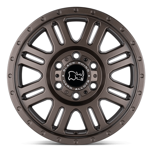 Black Rhino YELLOWSTONE Matte Bronze 17x8 +45 6x130mm 84.1mm - Wheelwiz