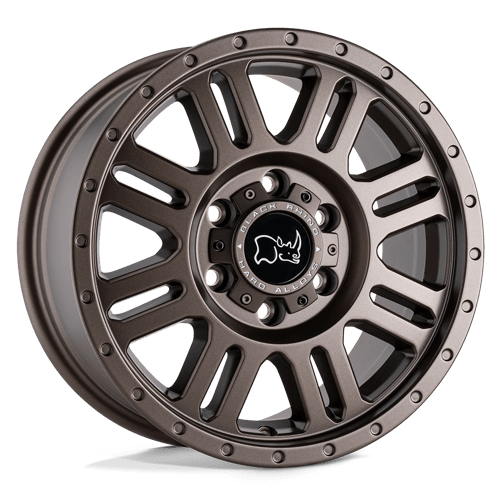 Black Rhino YELLOWSTONE Matte Bronze 17x8 +38 6x130mm 84.1mm - Wheelwiz