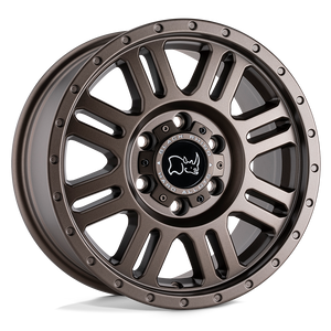 Black Rhino YELLOWSTONE Matte Bronze 16x8 +38 6x130mm 84.1mm - WheelWiz