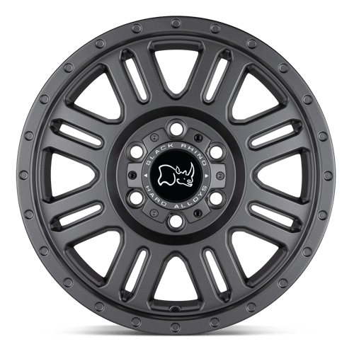 Black Rhino YELLOWSTONE Matte Gunmetal 16x8 +45 5x130mm 78.1mm - Wheelwiz