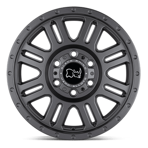 Black Rhino YELLOWSTONE Matte Gunmetal 16x8 +45 5x160mm 65.1mm - Wheelwiz