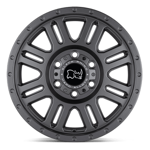 Black Rhino YELLOWSTONE Matte Gunmetal 16x8 +38 6x130mm 84.1mm - Wheelwiz