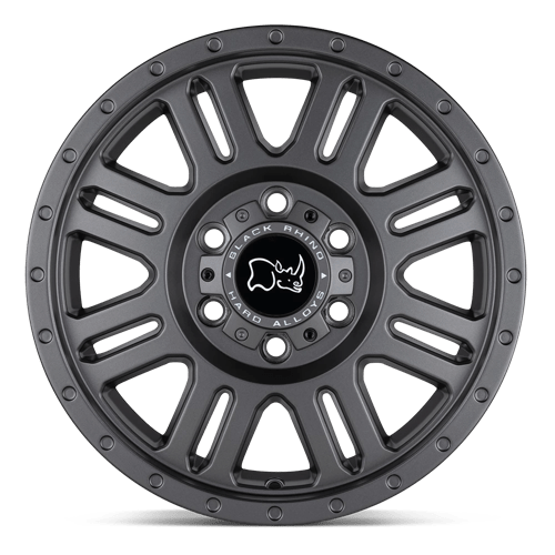 Black Rhino YELLOWSTONE Matte Gunmetal 17x8 +45 5x130mm 78.1mm - Wheelwiz