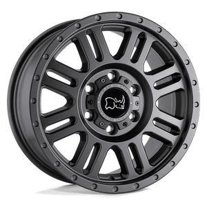 Black Rhino YELLOWSTONE Matte Gunmetal 17x8 +45 6x130mm 84.1mm - Wheelwiz
