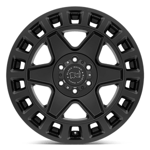 Black Rhino YORK Matte Black 18x8 +52 6x130mm 84.1mm - WheelWiz