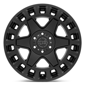 Black Rhino YORK Matte Black 17x8 +52 6x130mm 84.1mm - Wheelwiz