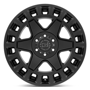 Black Rhino YORK Matte Black 17x9 +12 6x120mm 67.1mm - WheelWiz