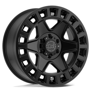 Black Rhino YORK Matte Black 18x9 -12 5x127mm 71.5mm - WheelWiz