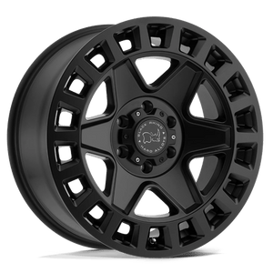 Black Rhino YORK Matte Black 20x9 -12 5x127mm 71.5mm - Wheelwiz