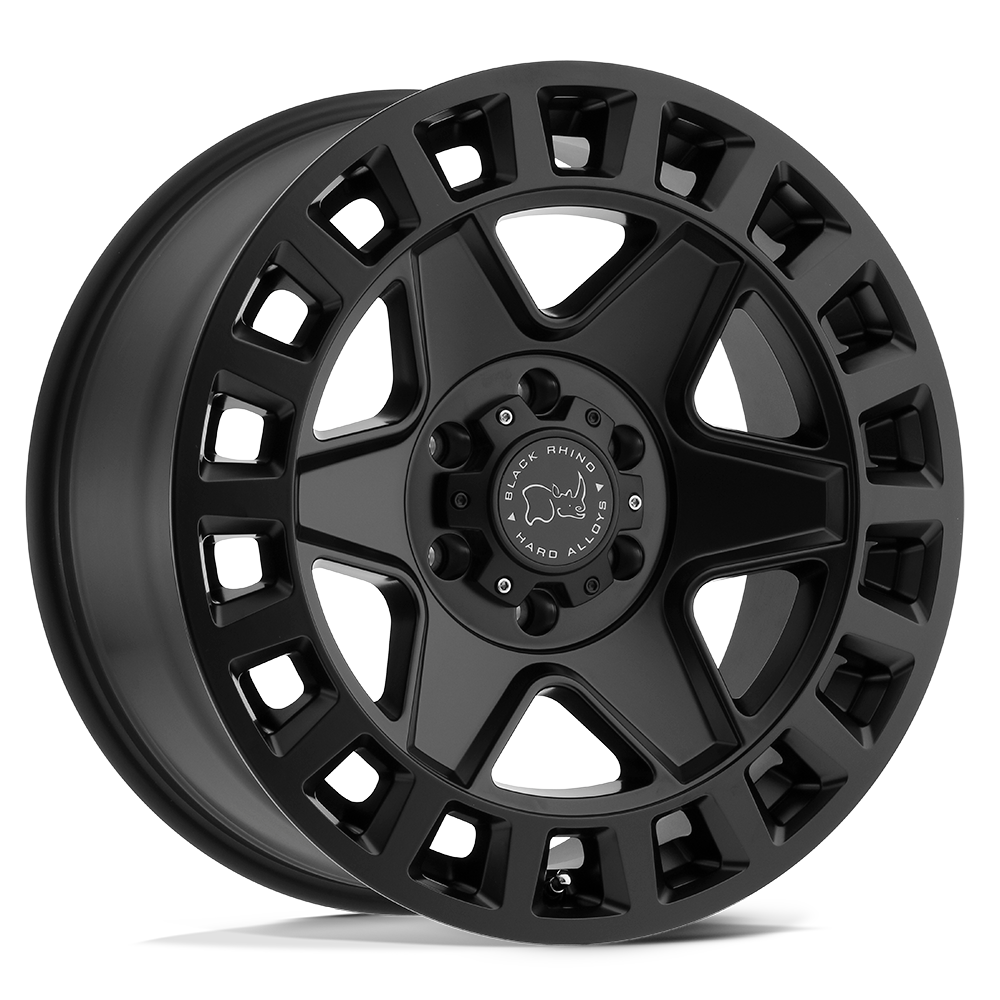 Black Rhino YORK Matte Black 18x8 +52 6x130mm 84.1mm - WheelWiz