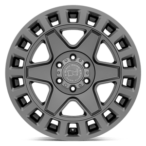 Black Rhino YORK Matte Gunmetal 17x8 +35 5x114.3mm 76.1mm - Wheelwiz