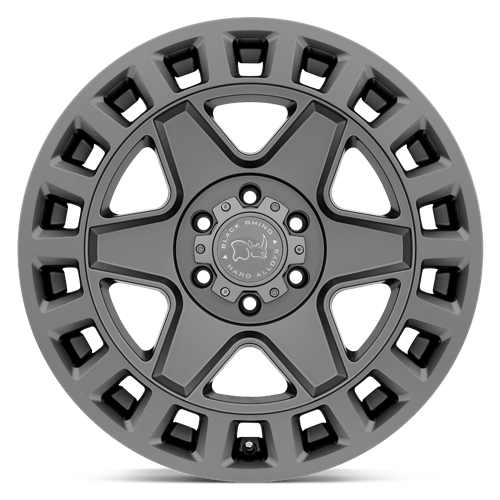 Black Rhino YORK Matte Gunmetal 17x8 +38 6x130mm 84.1mm - Wheelwiz