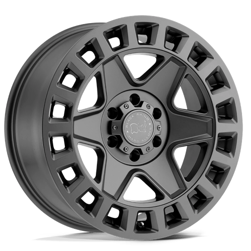 Black Rhino YORK Matte Gunmetal 18x8 +52 6x130mm 84.1mm - WheelWiz