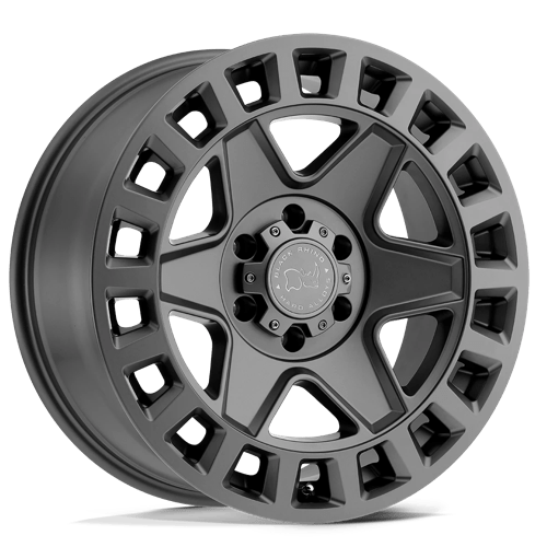 Black Rhino YORK Matte Gunmetal 17x9 +12 6x139.7mm 112.1mm - WheelWiz