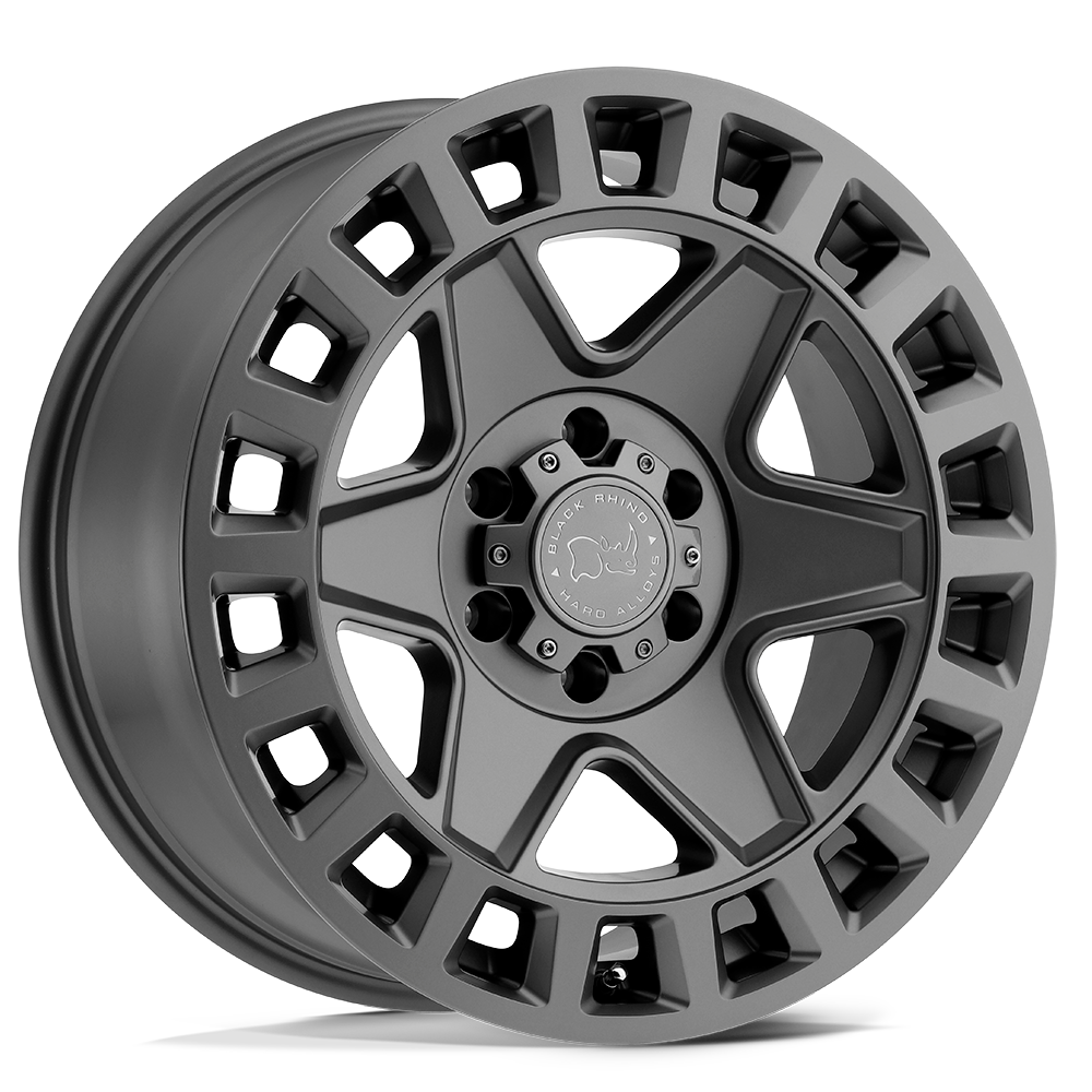 Black Rhino YORK Matte Gunmetal 20x9 +12 5x150mm 110.1mm - WheelWiz