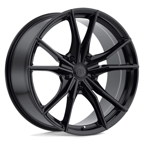 Black Rhino ZION Gloss Black 22x9.5 +35 5x114.3mm 76.1mm - WheelWiz