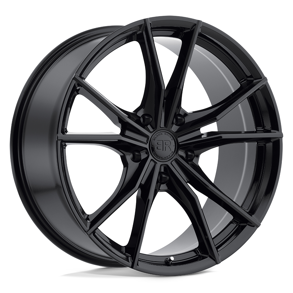 Black Rhino ZION Gloss Black 22x9.5 +30 5x127mm 71.5mm - WheelWiz