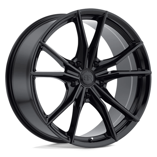 Black Rhino ZION Gloss Black 20x9 +30 6x132mm 74.5mm - WheelWiz