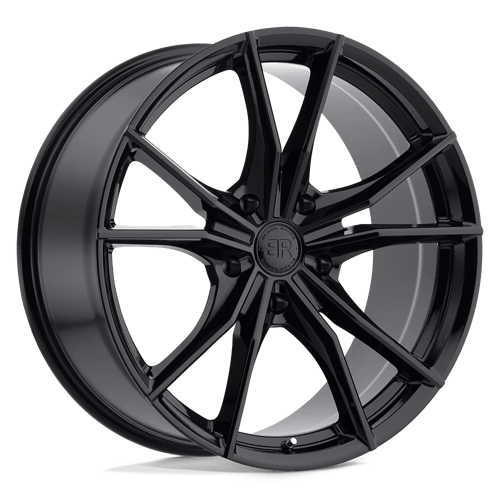 Black Rhino ZION Gloss Black 18x8.5 +35 5x120mm 76.1mm - WheelWiz