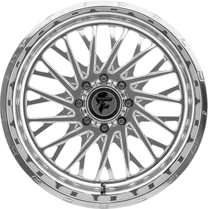 Fittipaldi FTF08 Polished 22x12 -51 5x127mm 71.5mm - WheelWiz