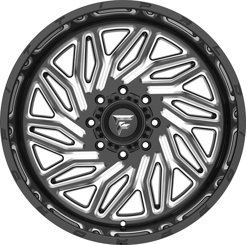 Fittipaldi FTC13 Black Milled 24x12 -44 8x170mm 125.2mm - WheelWiz