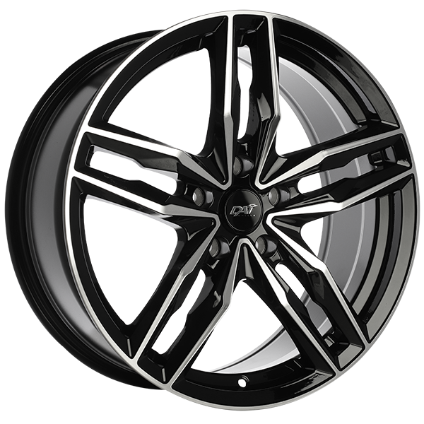 DAI Moda Gloss Black - Machined Face 16x7 +40 5x114.3mm 67.1mm - WheelWiz