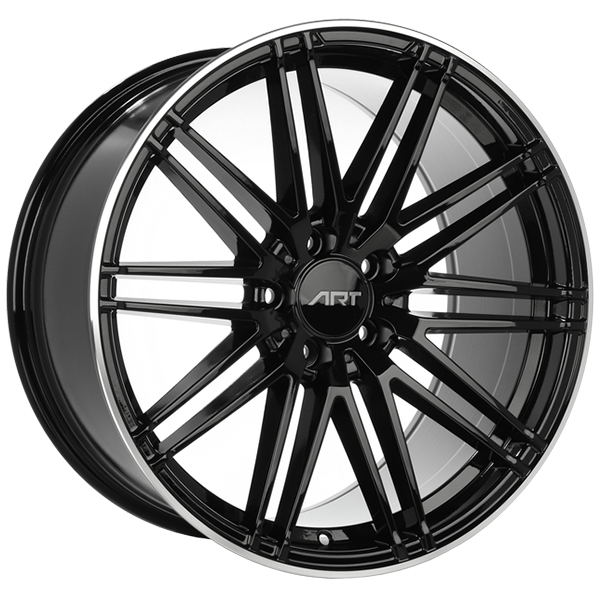 ART Replica Replica 288 Gloss Black - Machined Lip 19x9.5 +45 5x112mm 66.6mm - WheelWiz