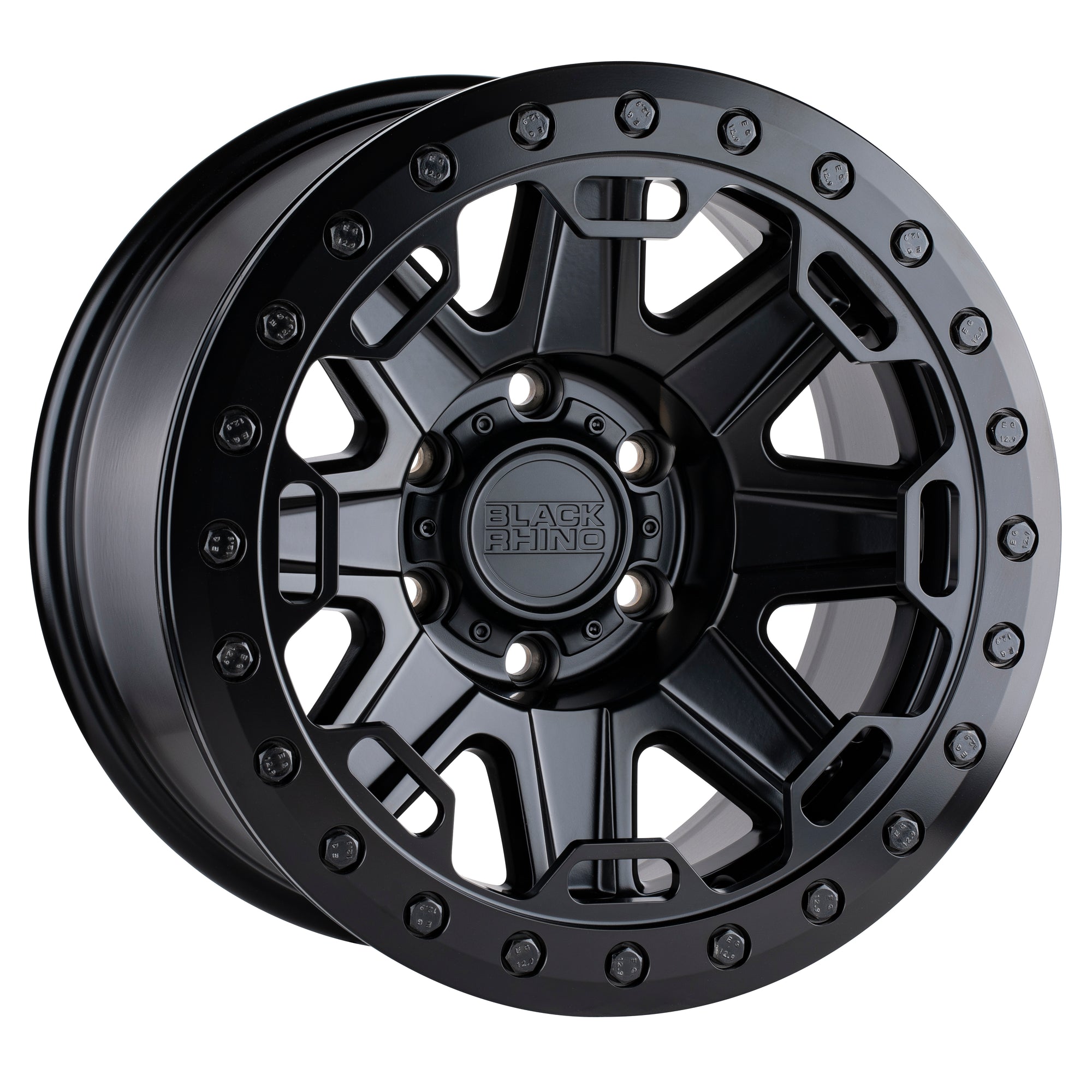 Black Rhino RIFT BEADLOCK MATTE BLACK 17x8.5 -38 8x165.1mm 125.2mm - WheelWiz