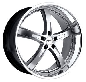 TSW JARAMA HYPER SILVER W/ MIRROR CUT LIP 18x8 +40 5x114.3mm 76.1mm - WheelWiz