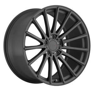 TSW CHICANE MATTE GUNMETAL 19x8.5 +32 5x112mm 72.1mm - WheelWiz