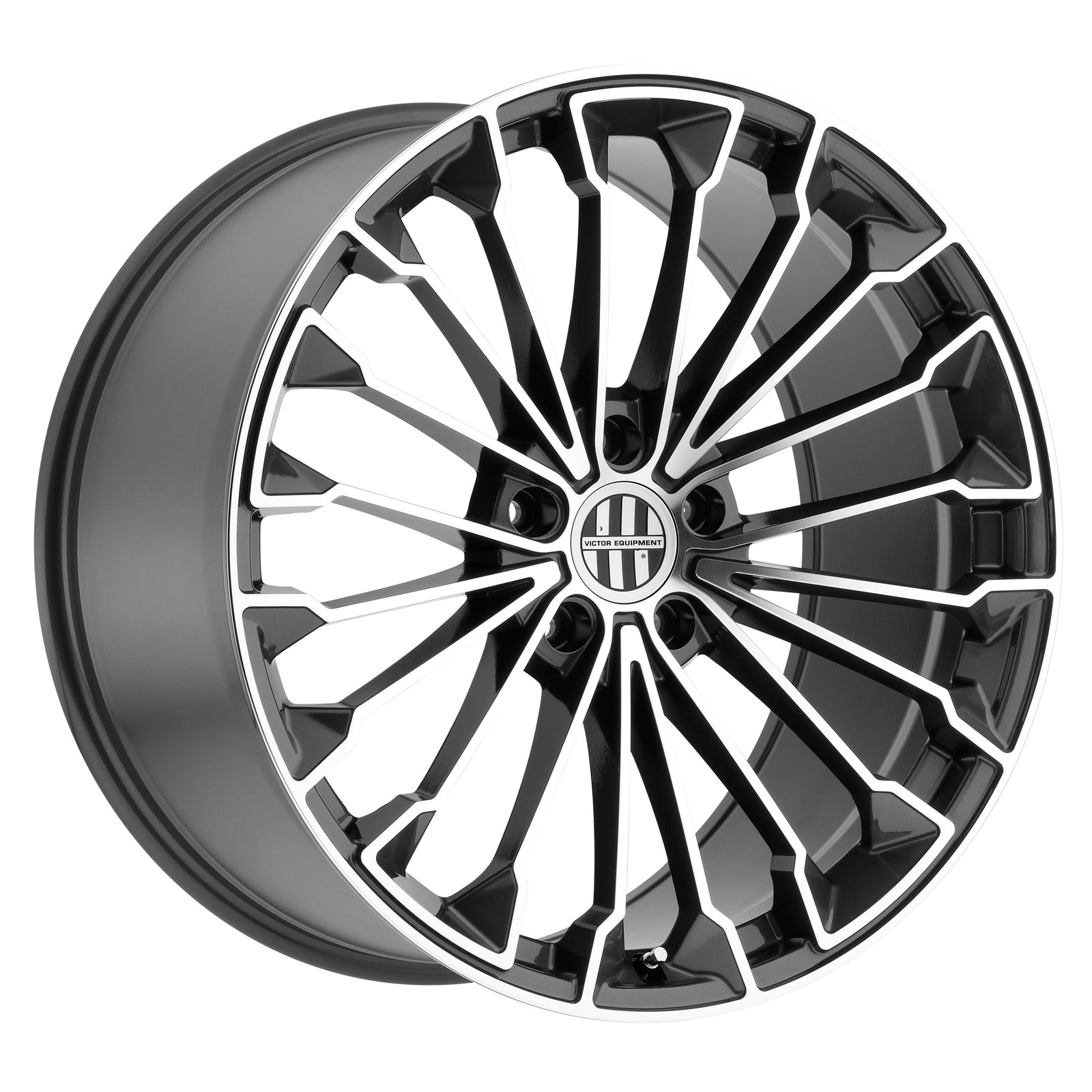 Victor Equipment WURTTEMBURG GUNMETAL W/ MIRROR CUT FACE 19x9 +22 5x112mm 66.6mm - WheelWiz