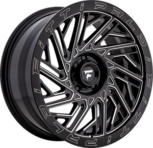 Fittipaldi FTF05 Black Milled 20x9 +6 5x127mm 71.5mm - WheelWiz