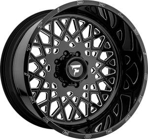 Fittipaldi FTF10 Black Milled 22x14 -76 8x170mm 125.2mm - WheelWiz