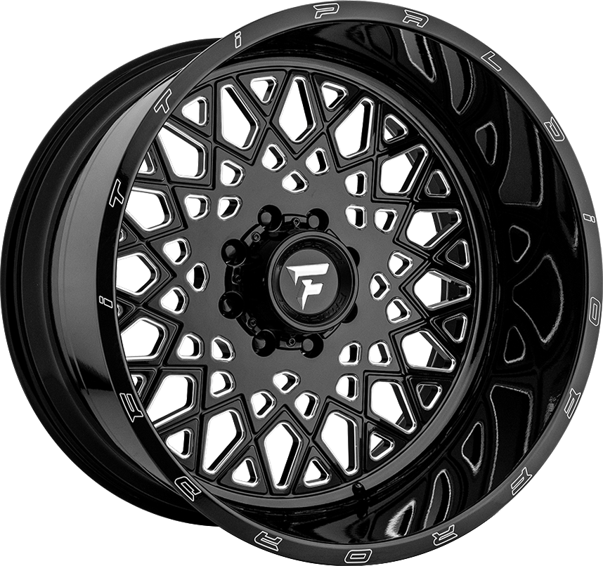 Fittipaldi FTF10 Black Milled 22x14 -76 6x135mm 87.1mm - WheelWiz