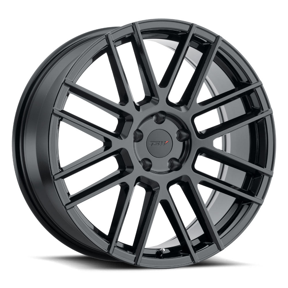 TSW MOSPORT GLOSS BLACK 20x8.5 +20 5x120mm 76.1mm - WheelWiz