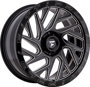 Fittipaldi FTF01 Black Milled 20x9 +6 5x127mm 71.5mm - WheelWiz