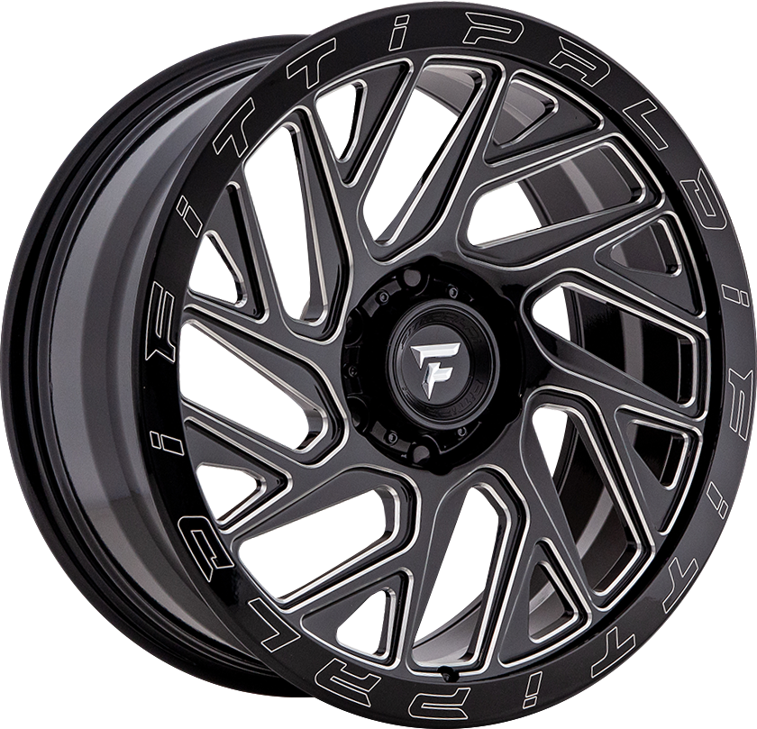 Fittipaldi FTF01 Black Milled 20x9 +6 6x139.7mm 78.1mm - WheelWiz